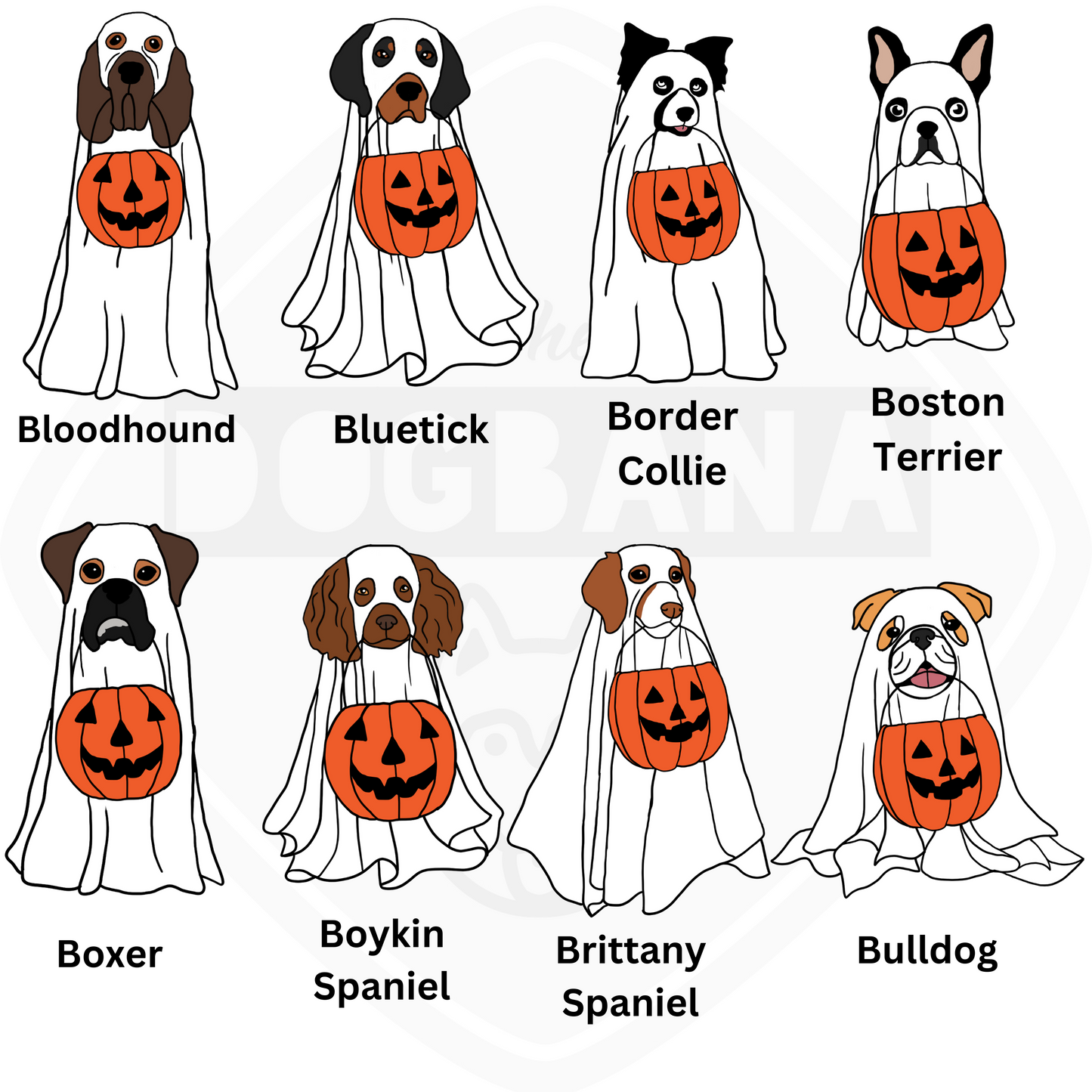 Custom Breed Ghost Dog Apparel