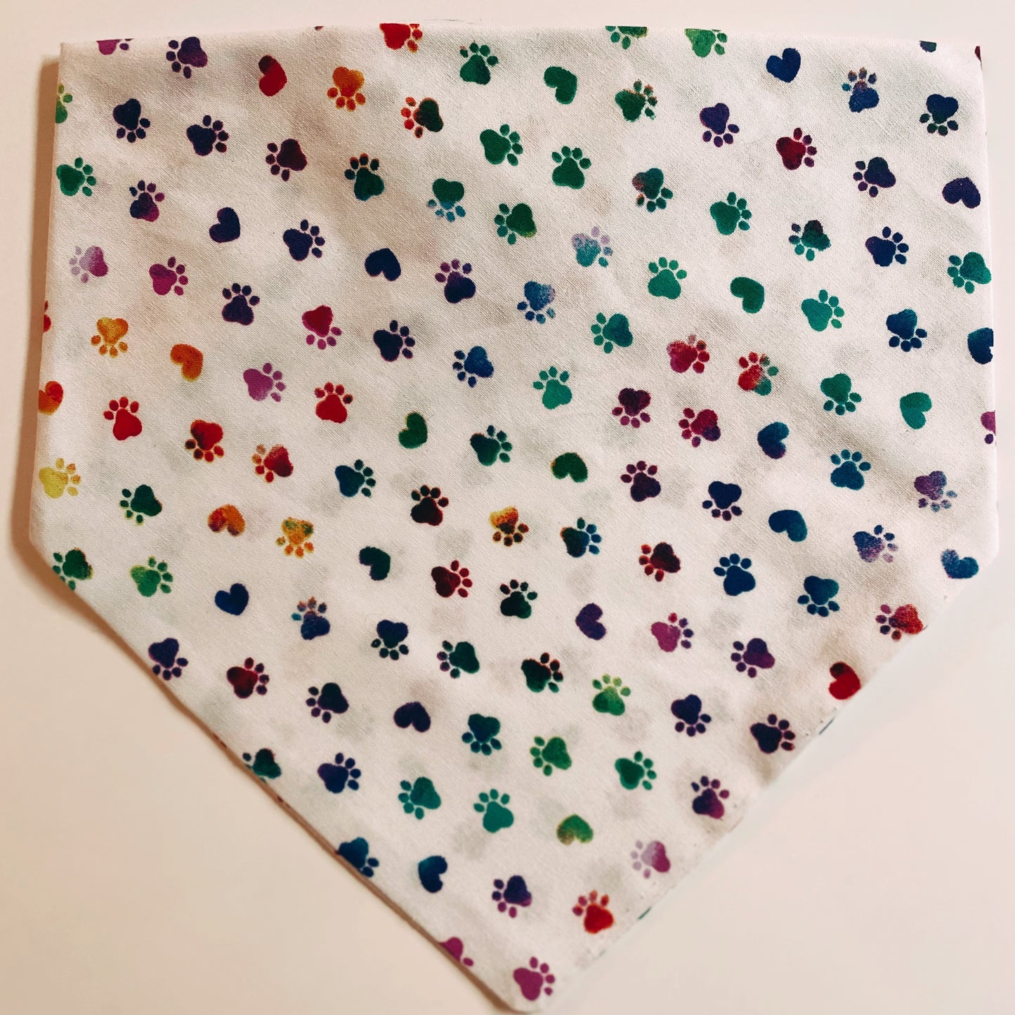 White Rainbow Paws Matching Set - Dogbana