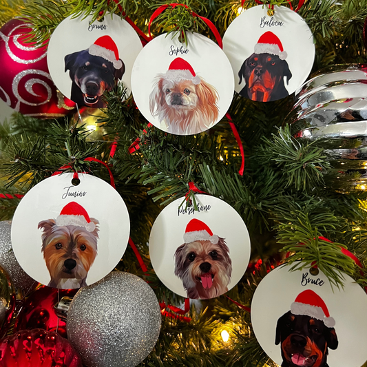 Custom Pet Holiday Ornament