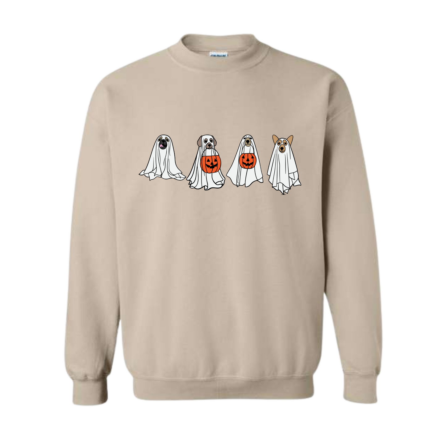 Halloween Ghost Dogs Crewnecks