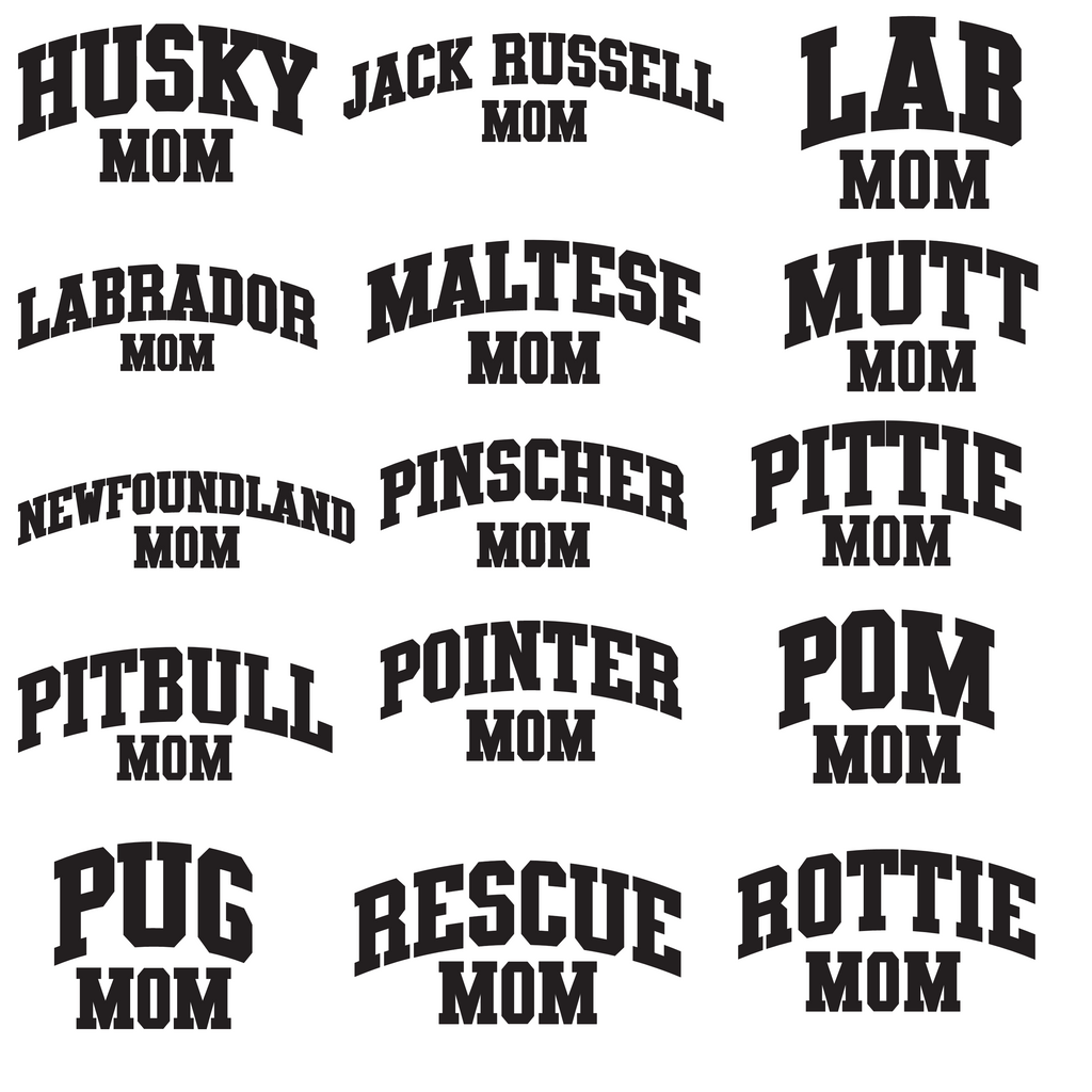 Dog Breed Varsity Crewneck