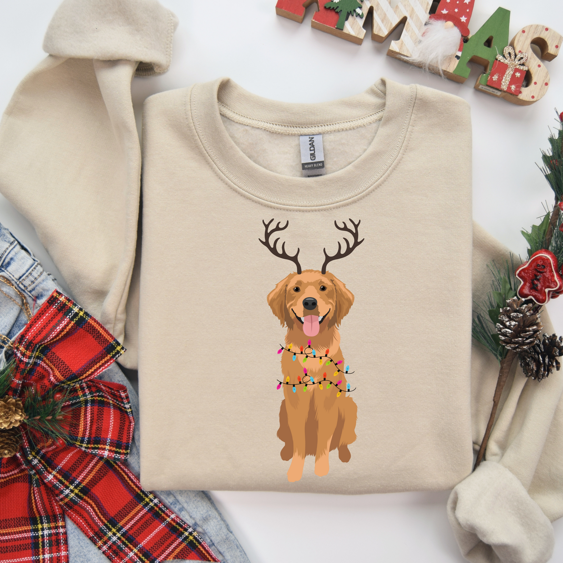 Custom Dog Christmas Crewneck