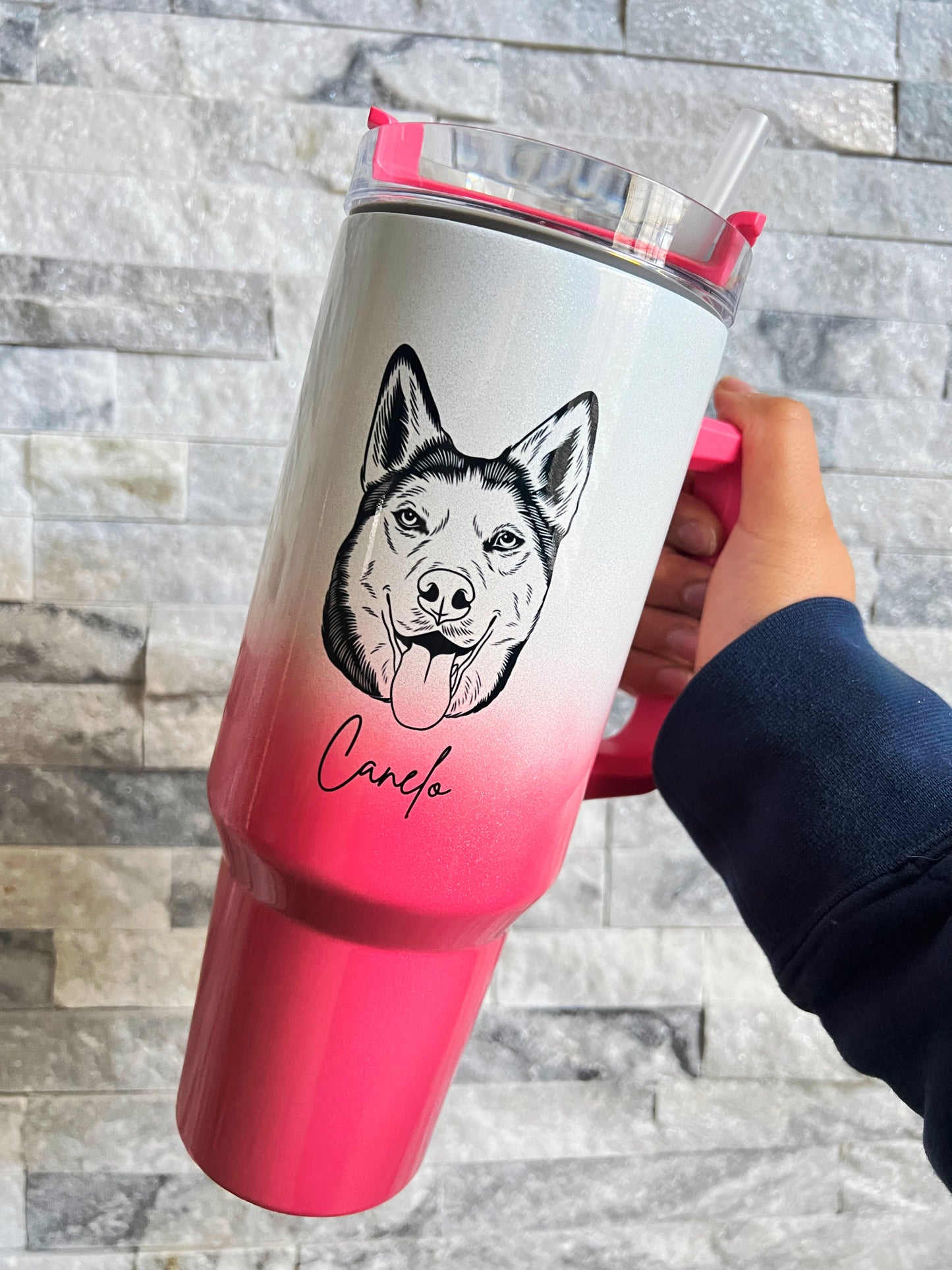 Custom 40oz Pet Tumbler