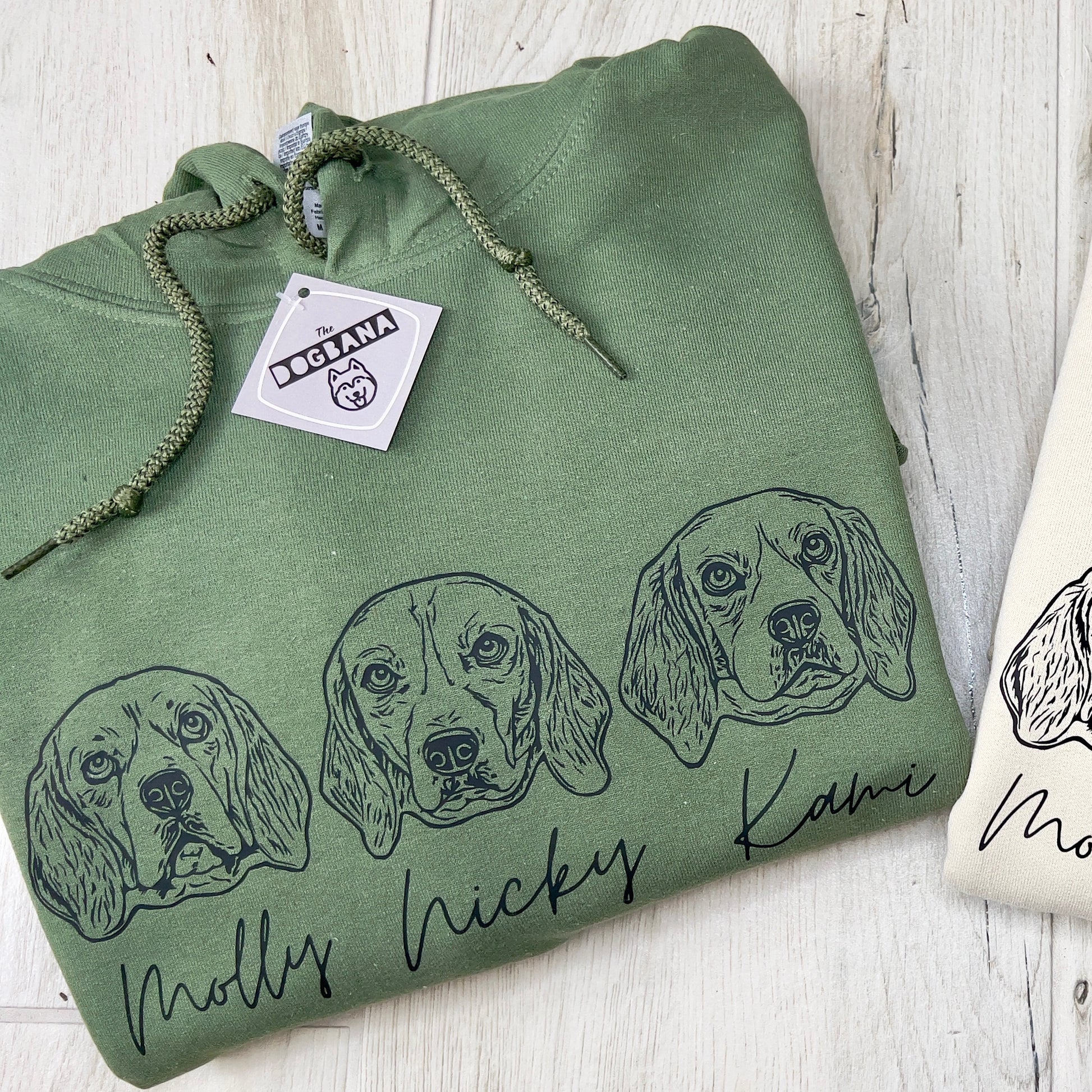 Custom Pet Portrait Hoodie – The Dogbana