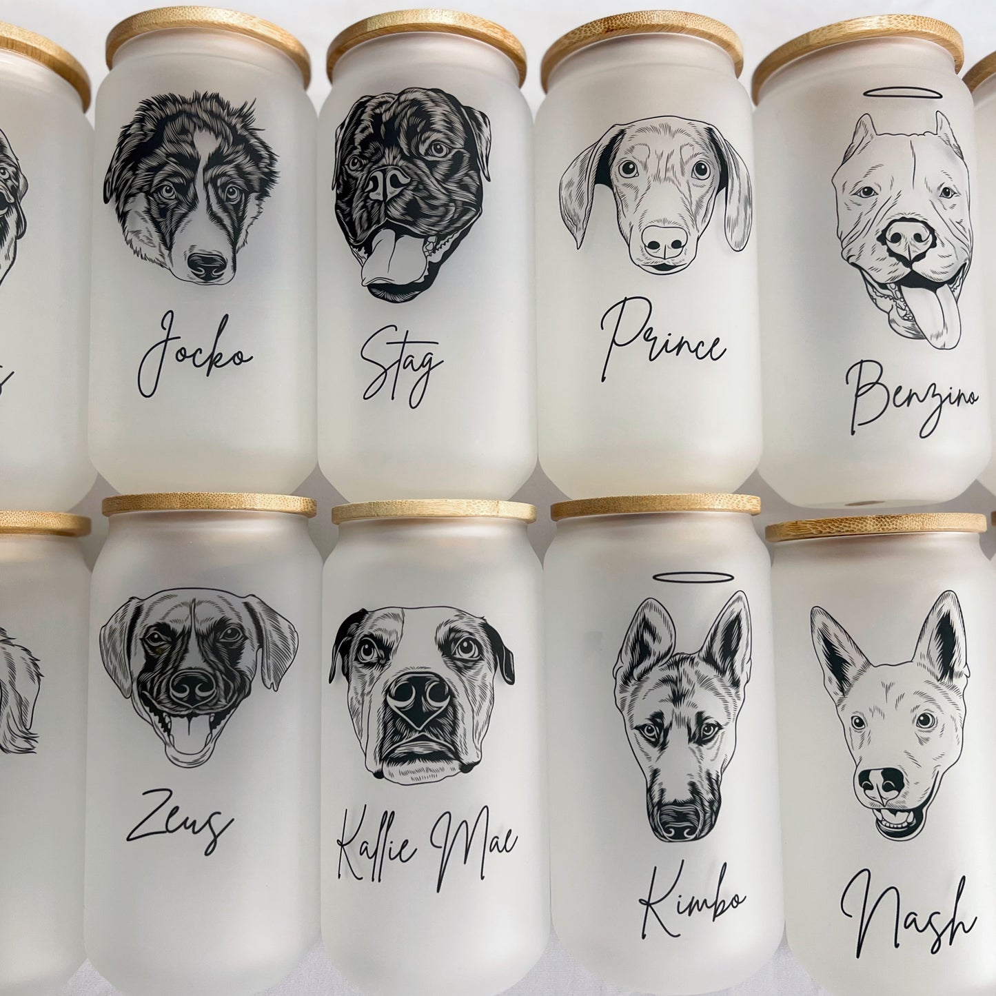 Custom Dog Photo Tall Tumbler