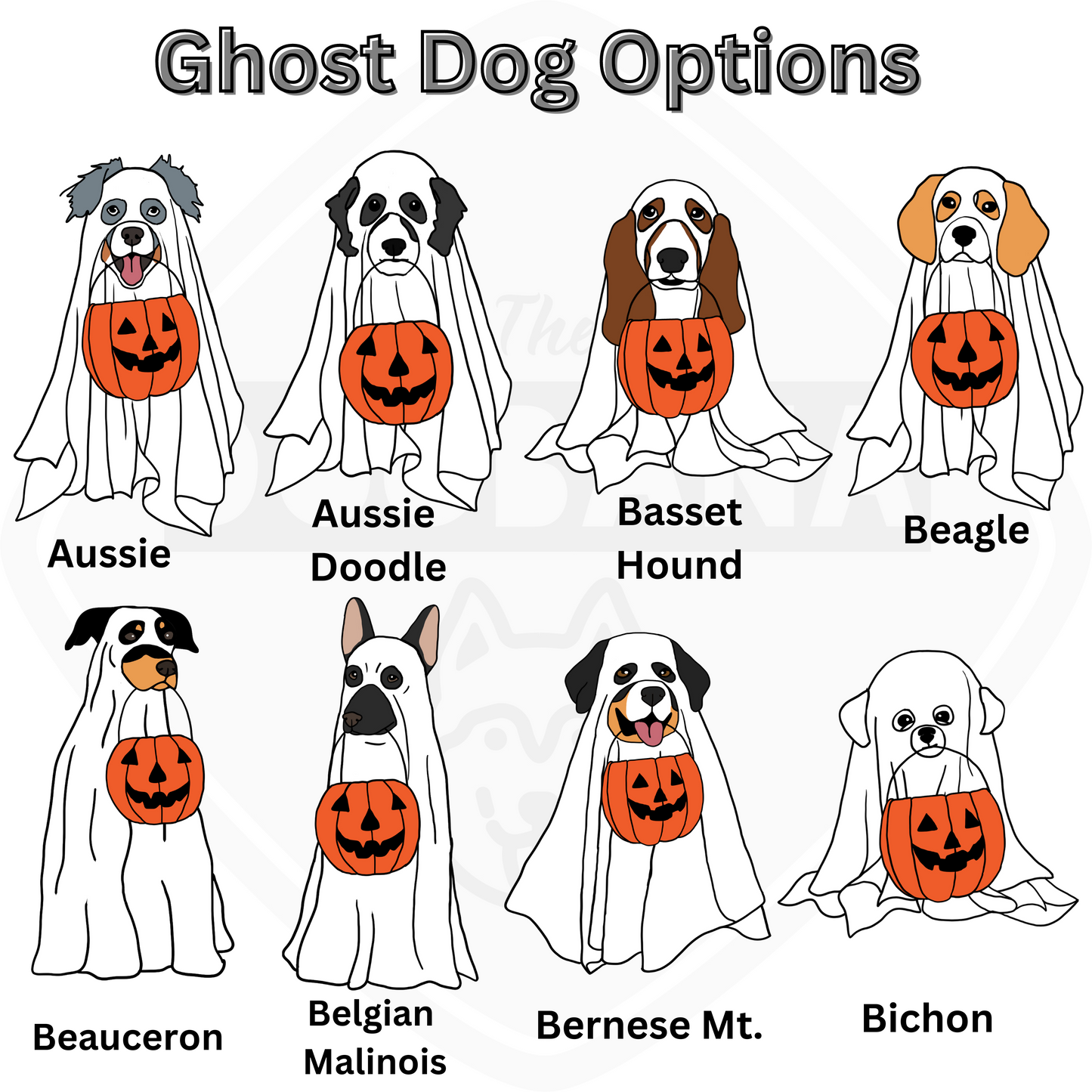 Custom Breed Ghost Dog Apparel