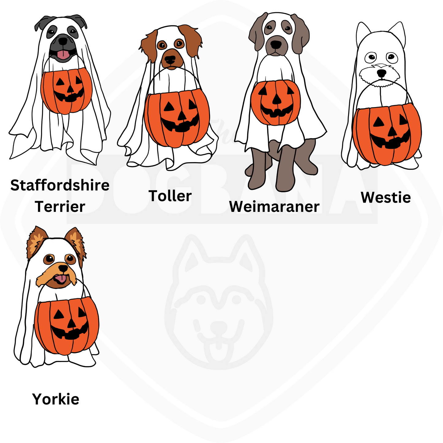 Custom Breed Ghost Dog Apparel