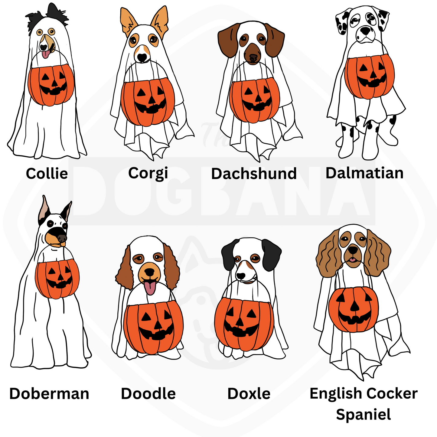 Custom Breed Ghost Dog Apparel