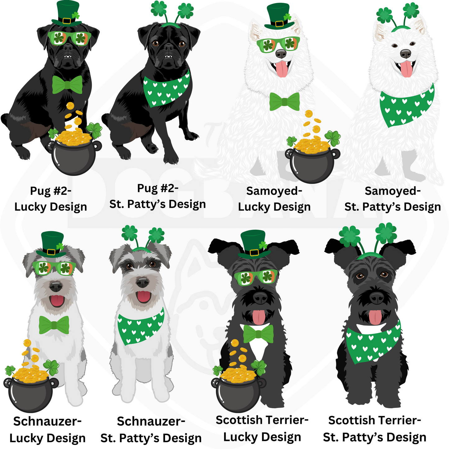 St. Patrick's Day Dog Breed Apparel