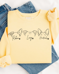 Sofy Honey Custom Ear Outline Crewneck