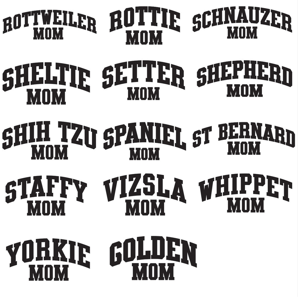 Dog Breed Varsity Crewneck