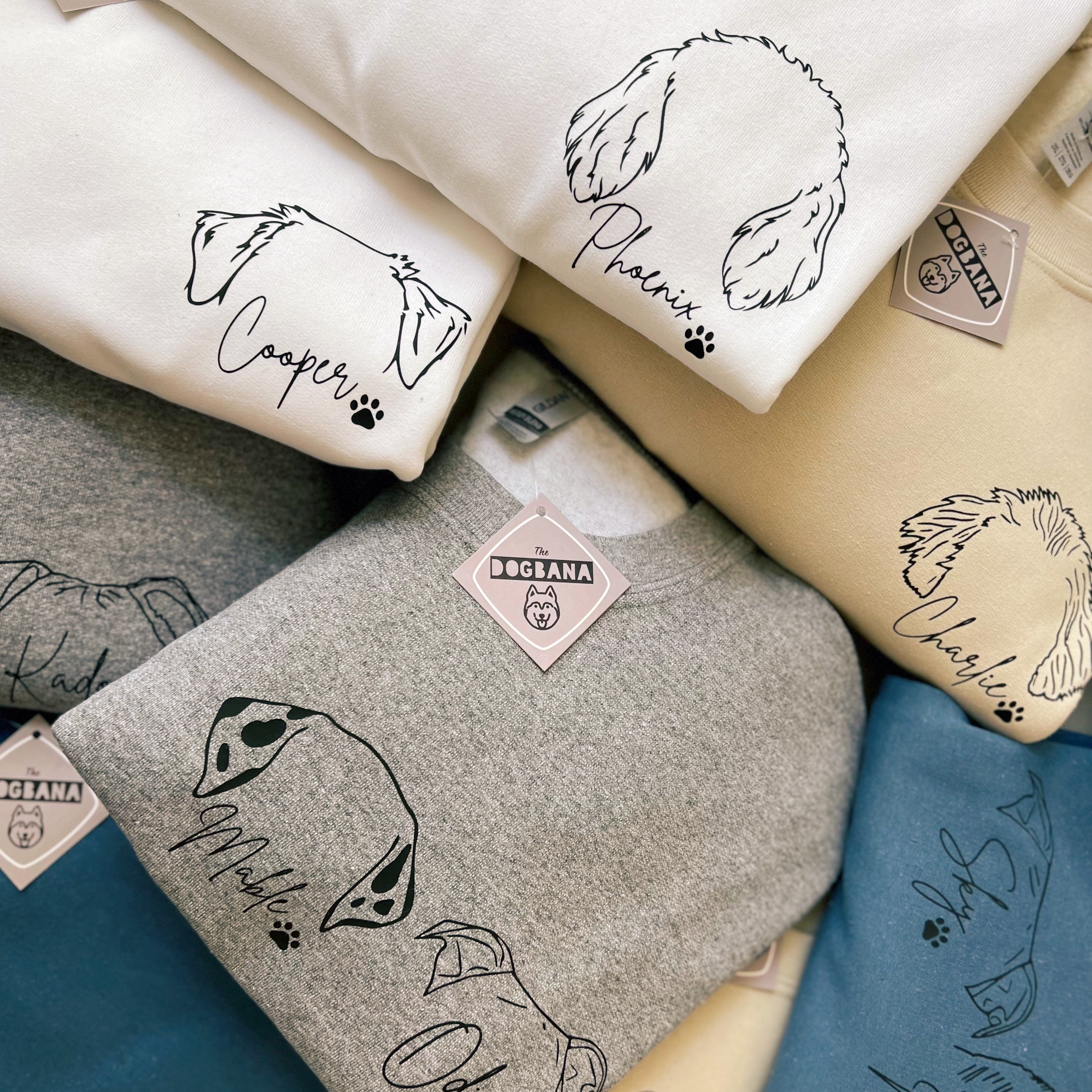 Custom Dog and Cat Ear Crewneck