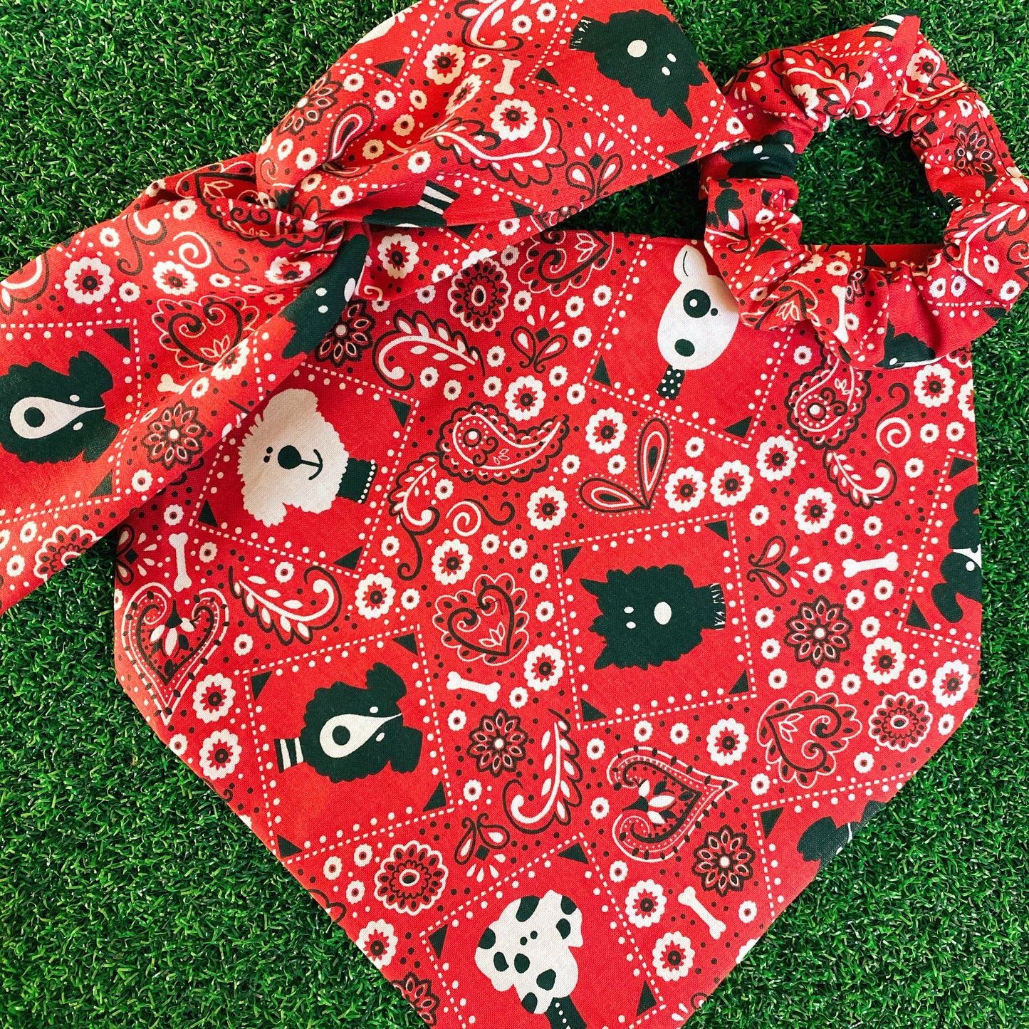 Classic Dog Bandana Matching Set - Dogbana 