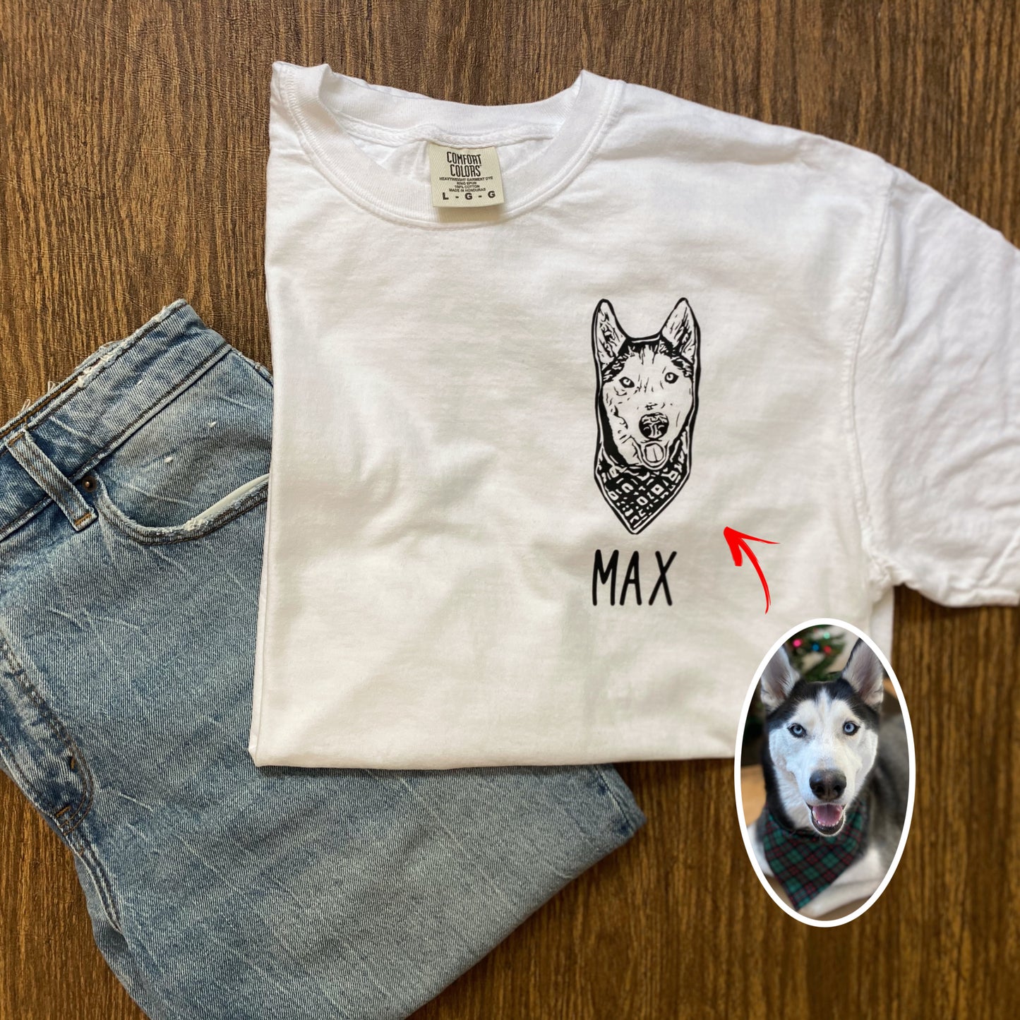 Custom Pet Portrait Shirt