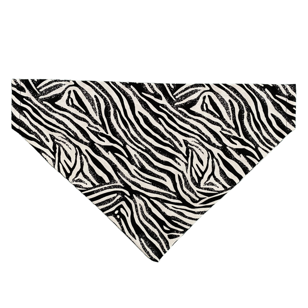 Zebra Print Bandana - Dogbana 